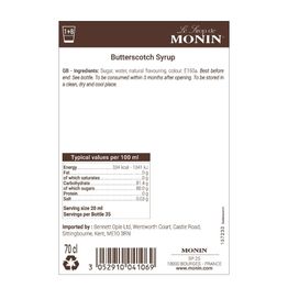 Monin Premium Butterscotch Syrup 700ml alternative