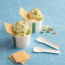 Vegware VP-SP3.5 Paper Ice-Cream Spoon - 3.5" alternative