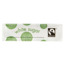 Vegware VSUGW Compostable Fairtrade White Sugar Sticks