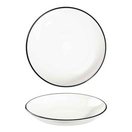 Modest Black Coupe Bowl 30cm / 11.75"