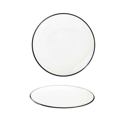 Modest Black Coupe Plate 17cm / 6.25"