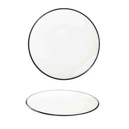 Modest Black Coupe Plate 25cm / 9.75""