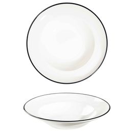 Modest Black Pasta Plate 28cm / 11" 560ml / 19.75oz