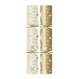Swantex 10" Gold Dazzling Star Christmas Crackers - Contents 1 C500-GDZ-1