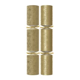 Swantex 12" Gold Starlight Christmas Crackers - C Contents C502-GSL-C