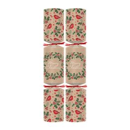 Swantex 12" Holly Robin Christmas Crackers - E2 Contents C502HYB-E2