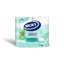 Nicky Elite Luxury Toilet Paper 3Ply - Pack Of 40 Rolls