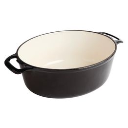 Vogue Black Oval Casserole Dish 6Ltr alternative