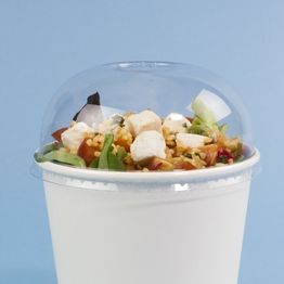 Vegware 115-Series Dome PLA Cold Lid - VL115D alternative
