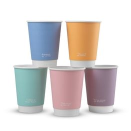 Vegware 12oz Feel Good Double Wall Hot - VDW-FG12