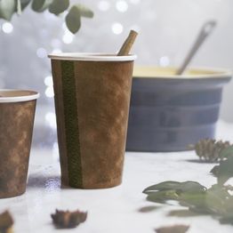 Vegware 16oz Brown Kraft Hot Cup, - KV-16 alternative