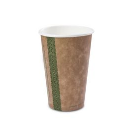 Vegware 16oz Brown Kraft Hot Cup, - KV-16