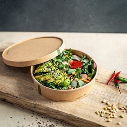 Vegware 26oz PLA-Lined Kraft Paper Food - RSC-26K alternative