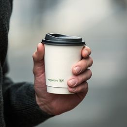 Vegware 79-Series Cpla Hot Cup Lid, Black - VLID79SB alternative