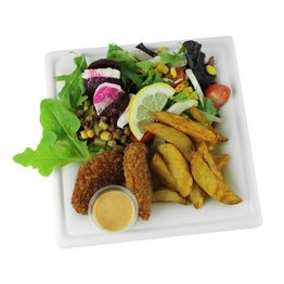 Vegware 8in Square Bagasse Plate - VPSQ-08 alternative