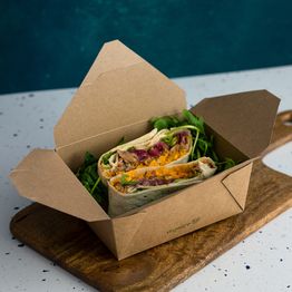 Vegware No.8 food carton 1300ml (15 x 12 x 6.5cm) alternative