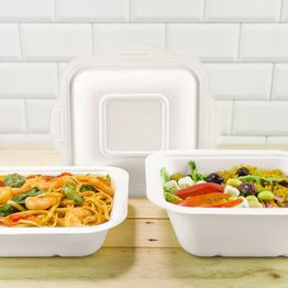Vegware Size 4 Bagasse Gourmet Lid - V4-GLB alternative
