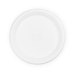 Vegware P005NW 10in/255mm Nourish Moulded Fibre Plate