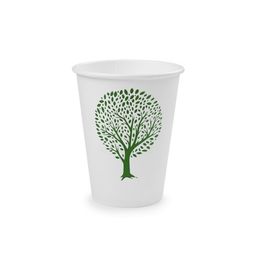 Vegware LV-12-GT 12oz White Hot Cup, 89-Series