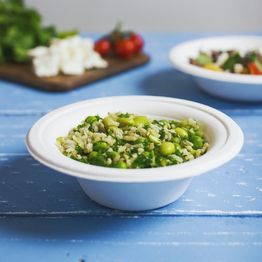 Vegware L003NW 12oz/360ml Nourish Moulded Fibre Bowl alternative