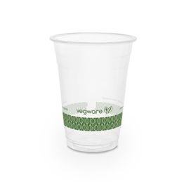 Vegware R500Y-VW 16oz PLA Cold Cup, 96-Series