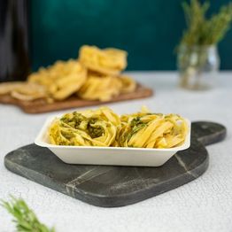 Vegware VW-C2NW 16oz/400ml Medium Nourish Moulded Fibre Chip Tray alternative