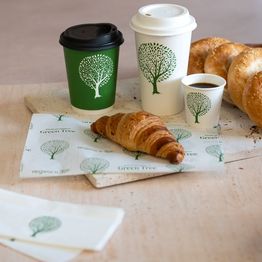 Vegware VBWRP-GT 258 X 330mm Burger Wrap alternative