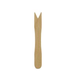 Vegware VT-CFK3 3.3in/85mm Wooden Chip Fork