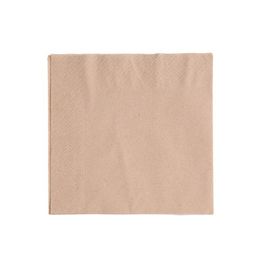 Vegware 202000 33cm 2-Ply Unbleached Napkins