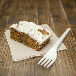 Vegware 2L2000 40cm 2-Ply Unbleached Napkin alternative