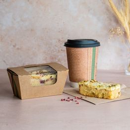 Vegware MFWB-5X3 5 X 3in Microflute Hinged Window alternative