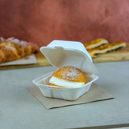 Vegware B005NW 5in / 130mm Nourish Moulded Fibre alternative