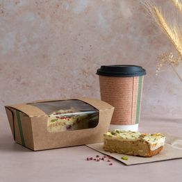 Vegware 6 X 4in Microflute Hinged Window - MFWB-6X5 alternative