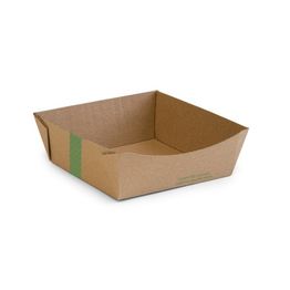 Vegware MFT-6X6 6 X 6in Microflute Food Tray
