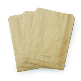 Vegware VHC-GB6.5 6.5 X 3 X 9in Therma Paper Bag