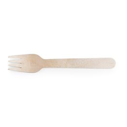 Vegware VT-FK6 6.5in Wooden Fork