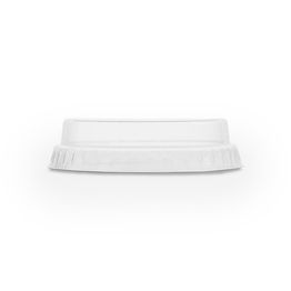 Vegware C76F-NH 76-Series PLA Flat Lid, No Hole