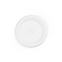 Vegware P010-SRNW 7in/175mm Source-Reduced Nourish Moulded Fibre Plate