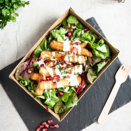 Vegware MFT-8X6 8 X 6in Microflute Food Tray alternative