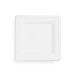 Vegware VPSQ-08NW 8in / 200mm Square Nourish Moulded Fibre Plate