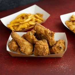 Vegware KT-9X6 9 X 6in Kraft Food Tray