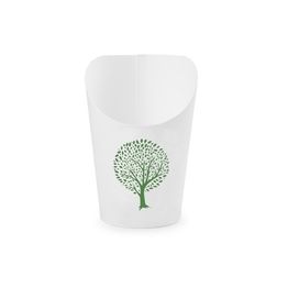 Vegware VCS-G12 Chip Scoop - Green Tree