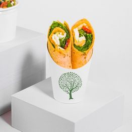 Vegware VCS-G12 Chip Scoop - Green Tree alternative