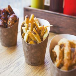 Vegware KCS-12 Kraft Chip Scoop alternative