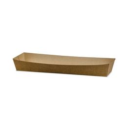 Vegware 01VWBT Kraft Hot Dog/Baguette Tray