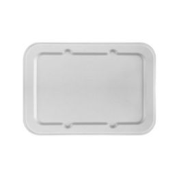 Vegware T500LNW Nourish Moulded Fibre Lid (Fits 500ml Tray)