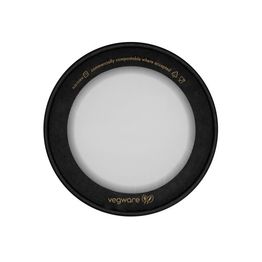 Vegware RLID150BW Round Black Window Lid, 150-Series