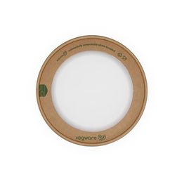 Vegware RLID150W Round Kraft Window Lid, 150-Series
