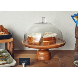 Acacia Wood Cake Stand alternative