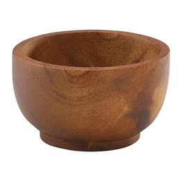 Acacia Wood Dip Pot 6cl/ 2oz